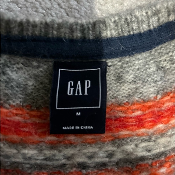 GAP fairisle design multicolor Knit Cardigan size M - Picture 12 of 13